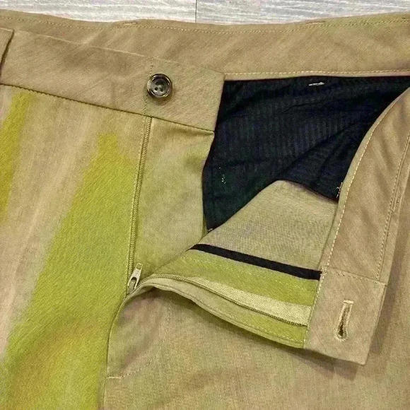 IZOD Pants Mens 36 Tan Straight Fit Leg Casual Size 36x30 Work Utility EUC - Picture 4 of 15